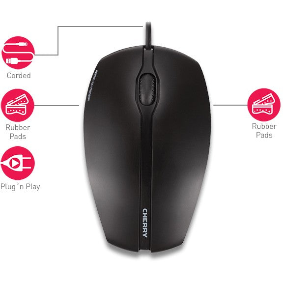 Cherry GENTIX Illuminated beidhändig Black