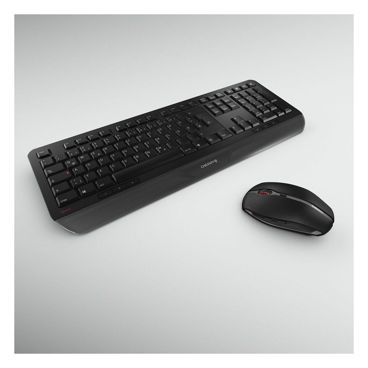 Cherry Tastatur und Maus Set Gentix Desktop JD-7000DE-2 black QWERTZ DE