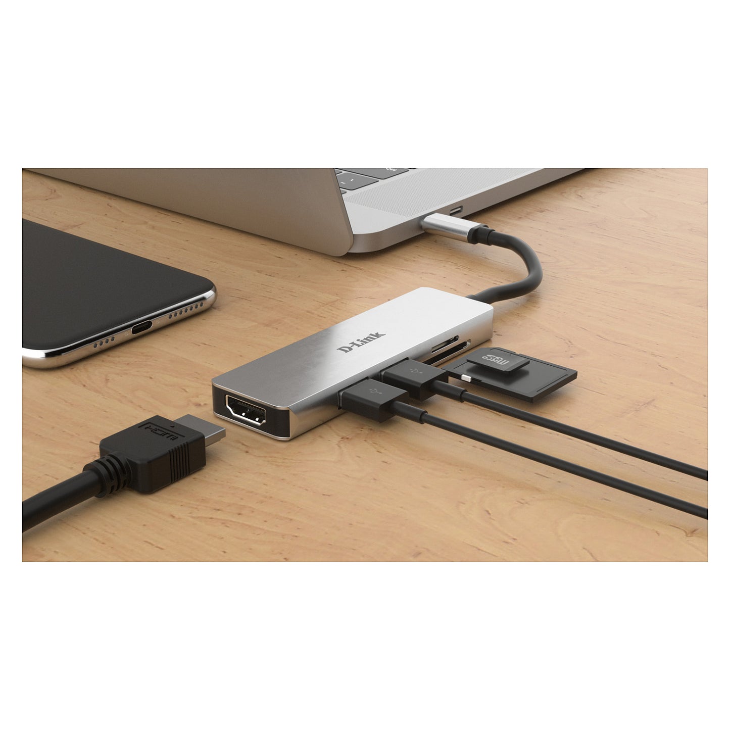USB D-Link DUB-M530 USB-C 3.0 / HDMI / Card Reader