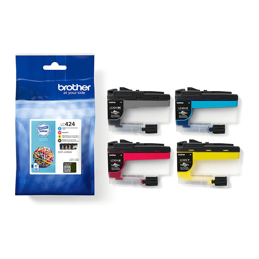 Brother LC-424 - 4er-Pack - Black Cyan Magenta Yellow