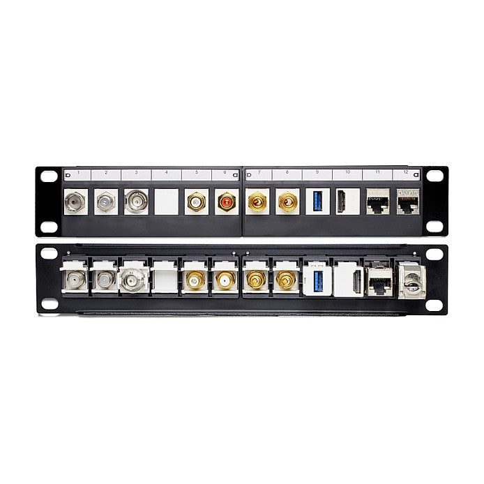 Patchpanel Black 25,4cm