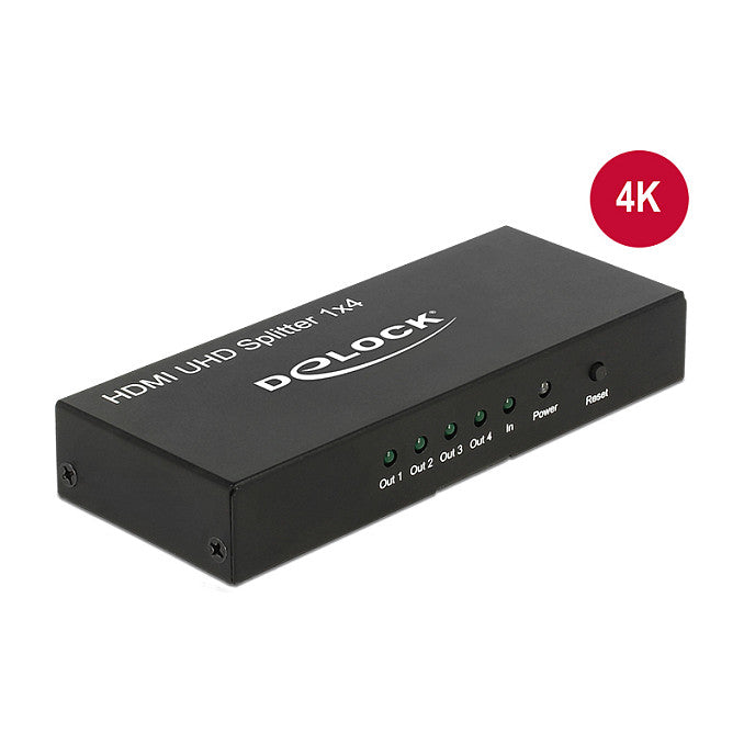 HDMI UHD Splitter 1 x HDMI in > 4 x HDMI out 4K