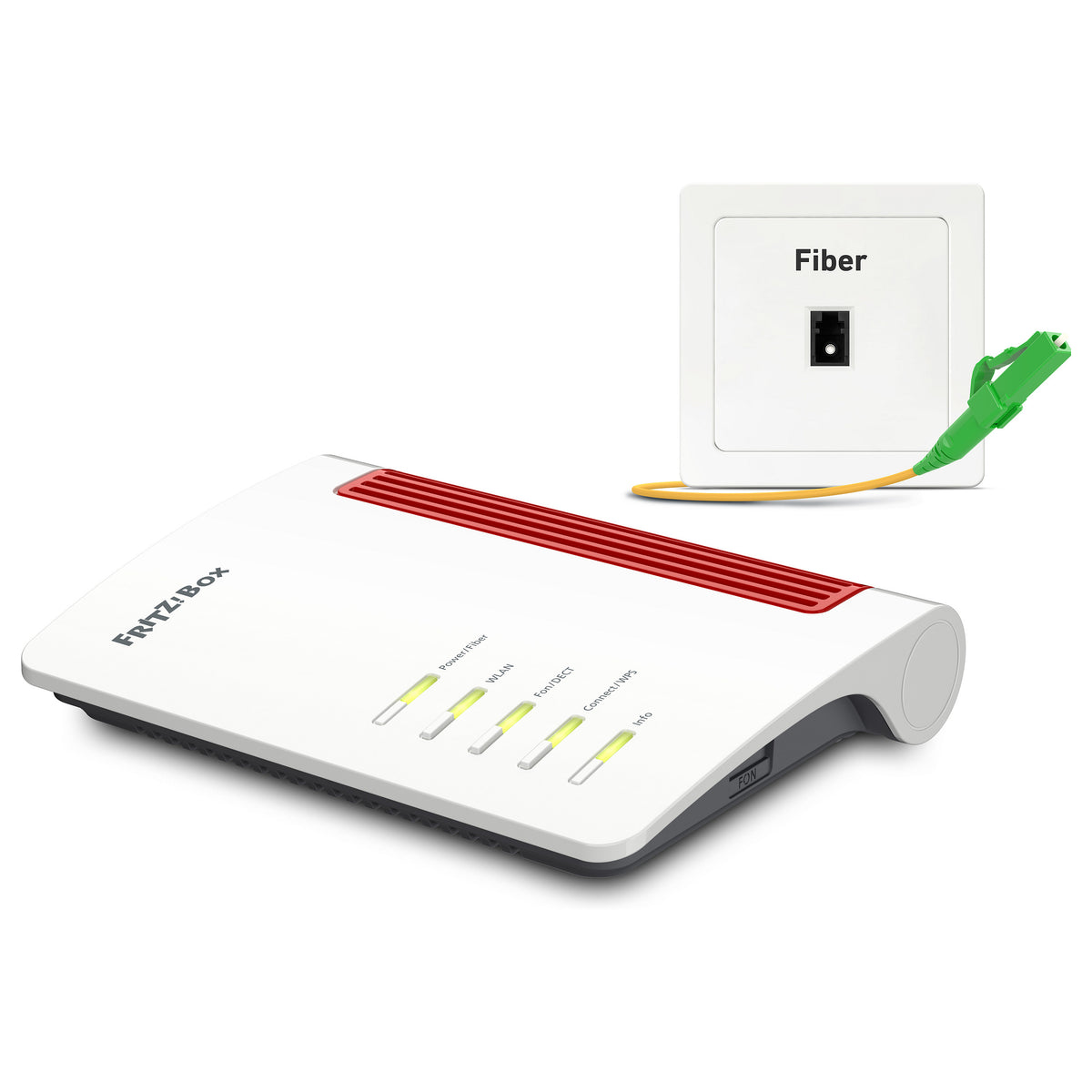 AVM Fritz! Box 5530 Fiber WLAN Router VoIP - Router - Wifi-6