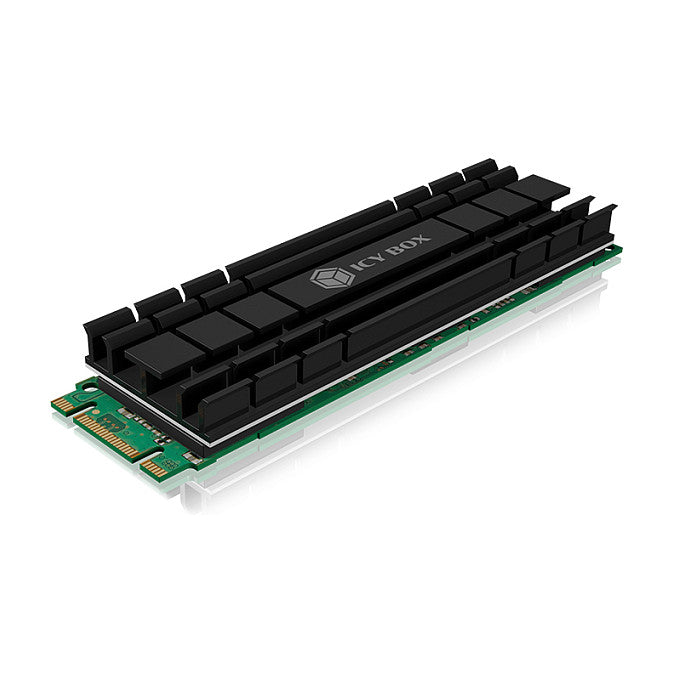 ICY BOX kühlkörper SSD m.2 2280 IB-M2HS-701 black PS5 compatible