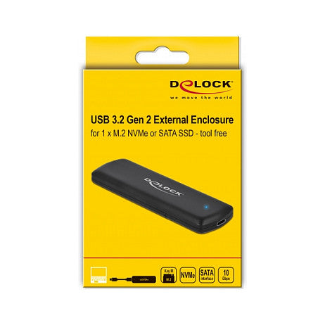 M.2 30 SB 3.2 Type C black Delock