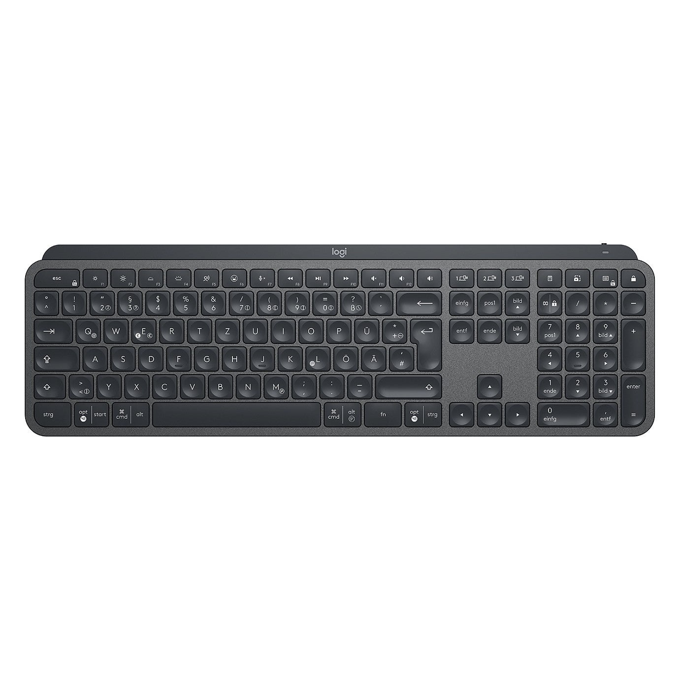 Logitech MX Keys - Tastatur Hintergrundbeleuchtung QWERTZ DE