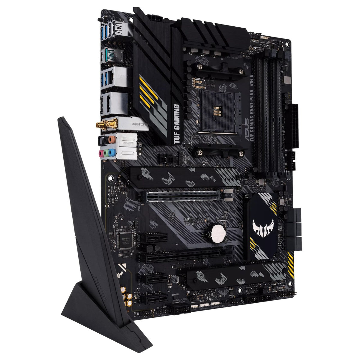 MB ASUS TUF GAMING B550-PLUS(WI-FI II) (AMD.AM4.DDR4.ATX)