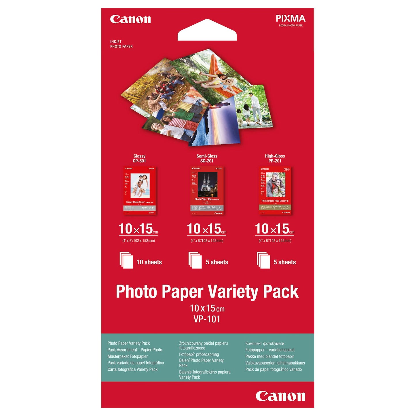 Canon 0775B078 10x15cm Fotopapier