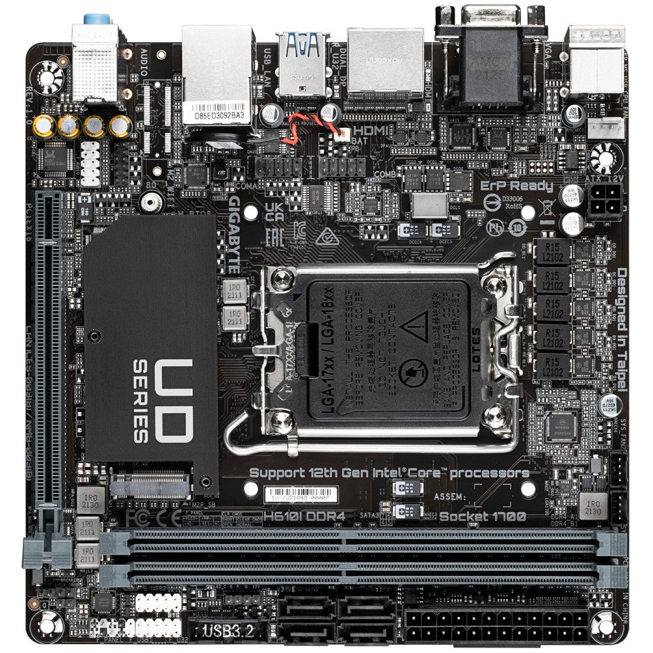 1700 Gigabyte H610I DDR4 H ITX