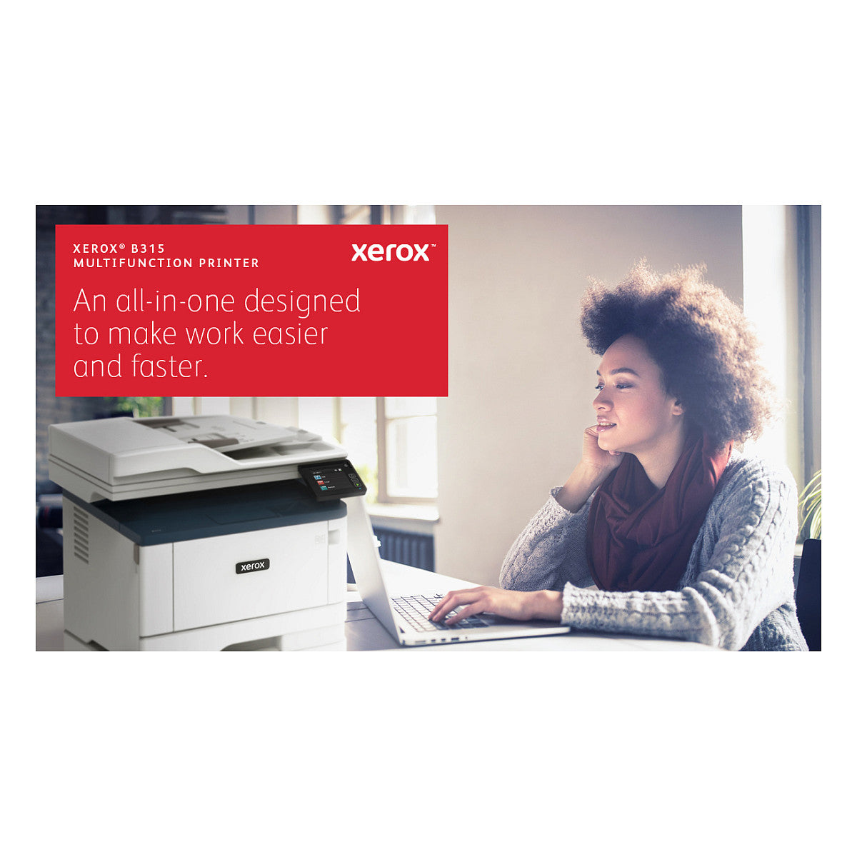 Xerox B315 4in1/A4/LAN/WiFi/ADF/Duplex Laserdrucker monochrome