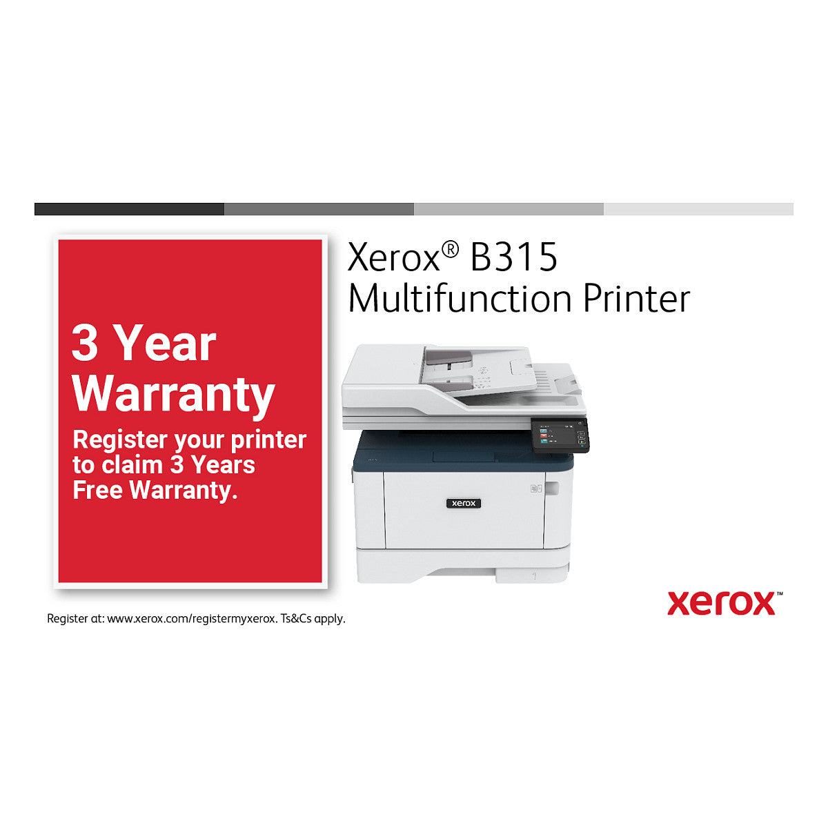 Xerox B315 4in1/A4/LAN/WiFi/ADF/Duplex Laserdrucker monochrome