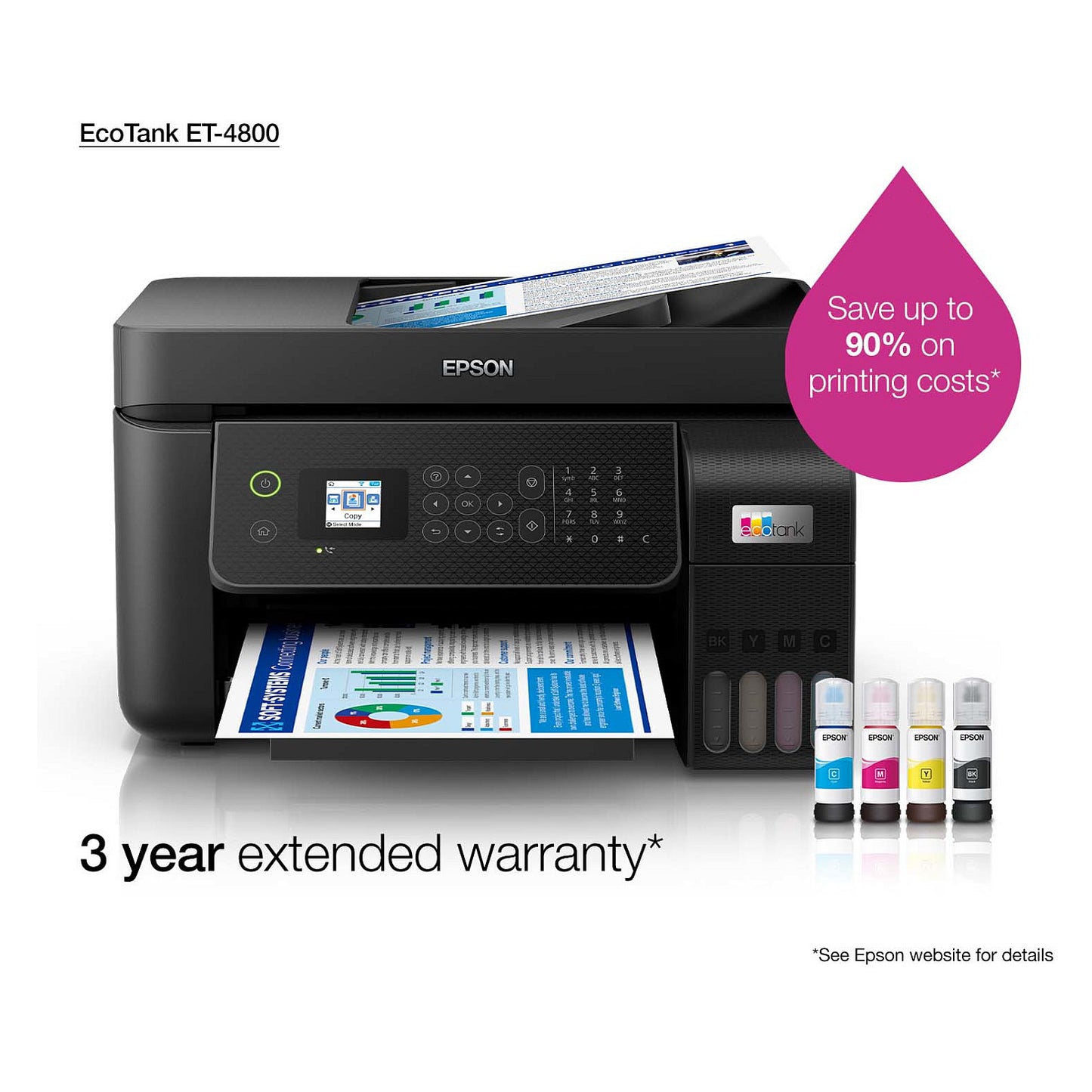 Epson EcoTank ET-4800 4in1/A4/LAN/Wifi/ADF