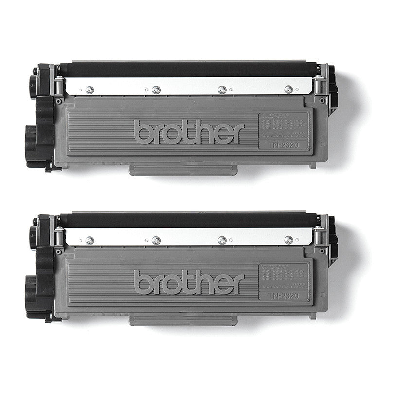 Brother Toner TN-2320TWIN Schwarz 2er Pack bis zu 2.600 Seiten nach ISO/IEC 19752
