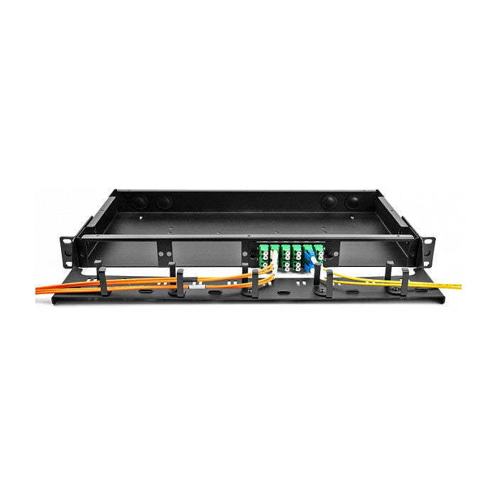 Delock 48.30cm 19" LWL Rangierpanel 1 HE schwarz