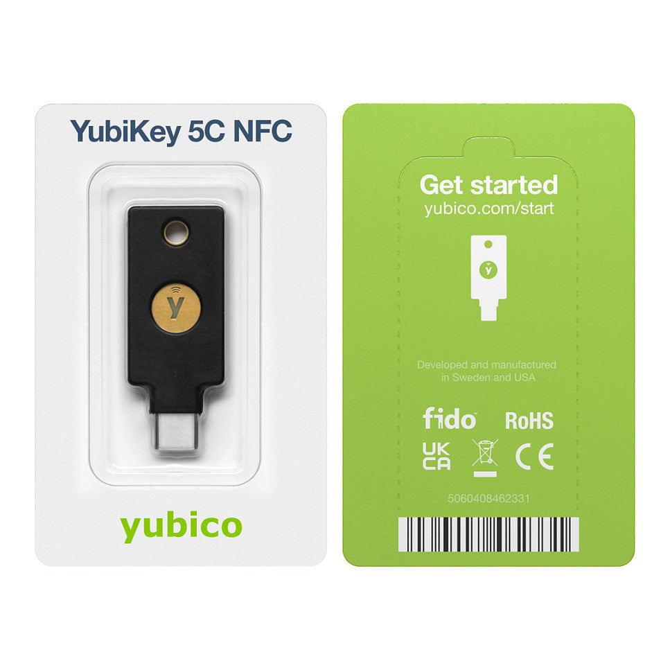 YubiKey 5C NFC - USB-C Sicherheitsschlüssel