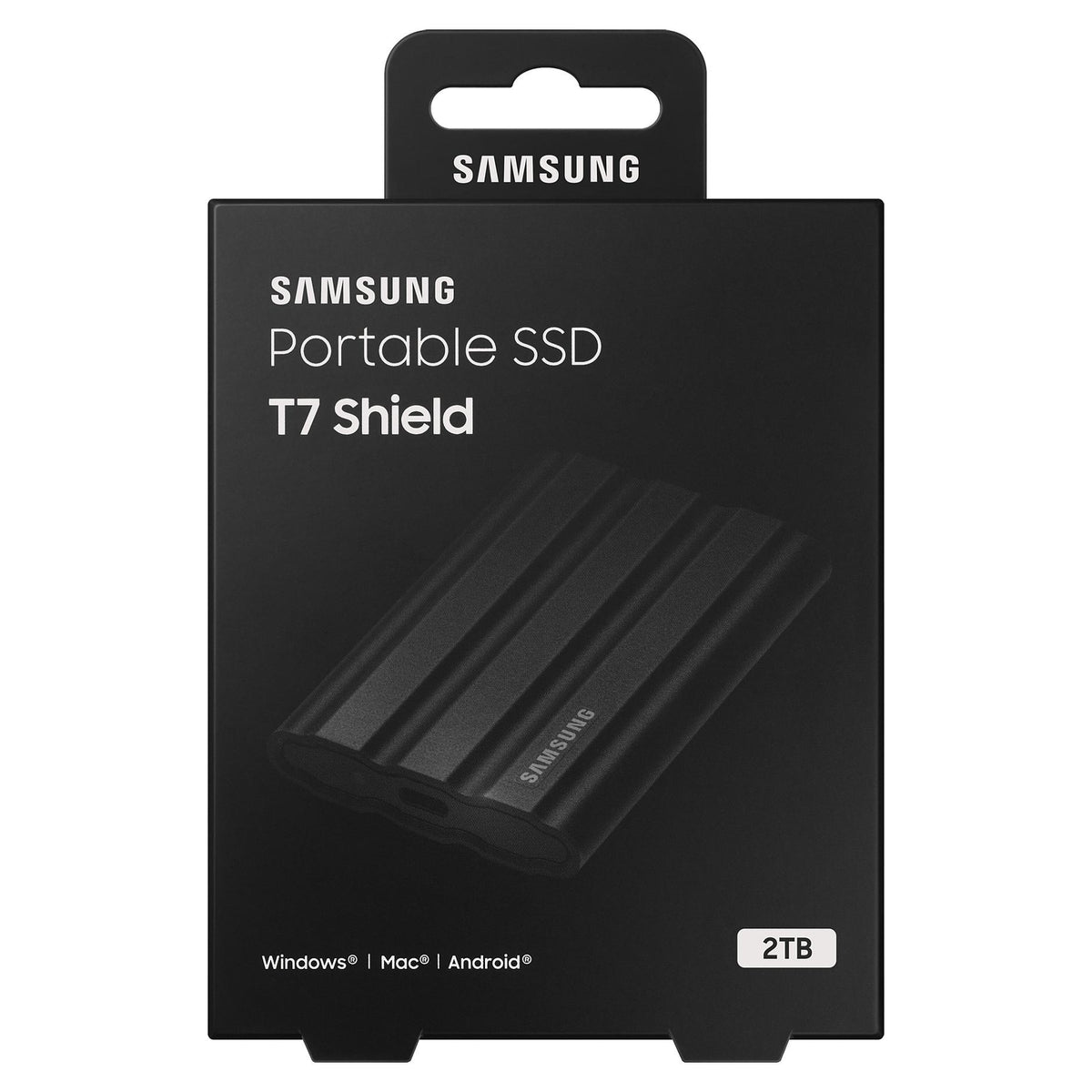 2TB Samsung Portable T7 Shield USB 3.2 Gen2 Schwarz retail