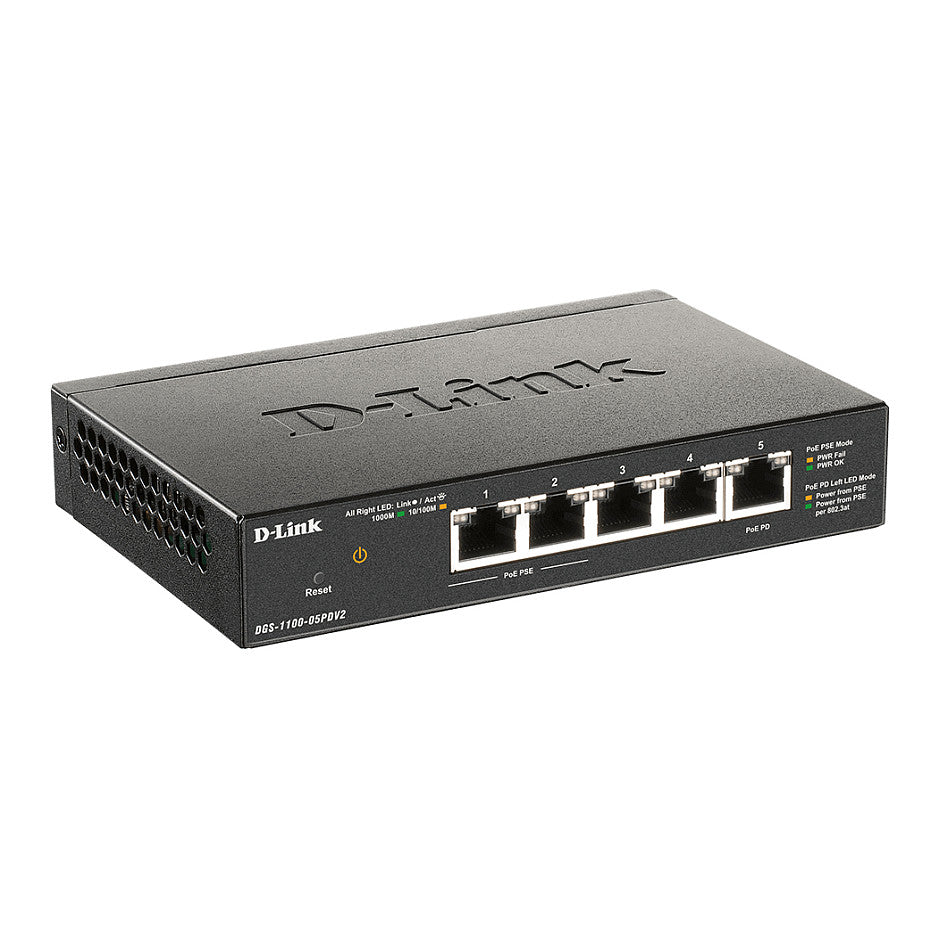 5P D-Link DGS-1100-05PDV2 M PoE