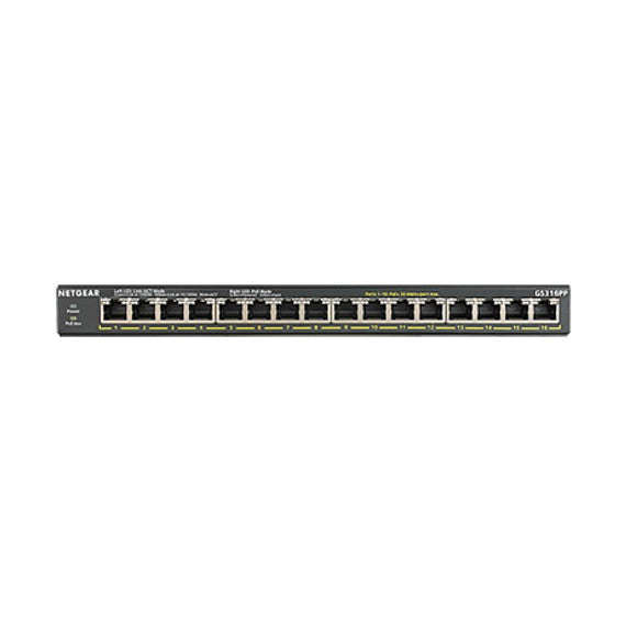 16P Netgear GS316PP RM PoE+