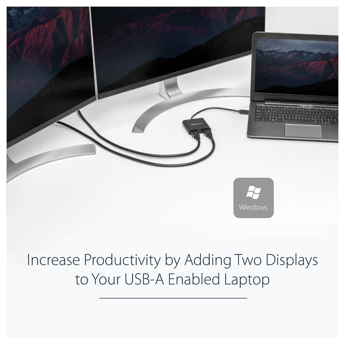 3.0 Adapter USB -> 2x HDMI