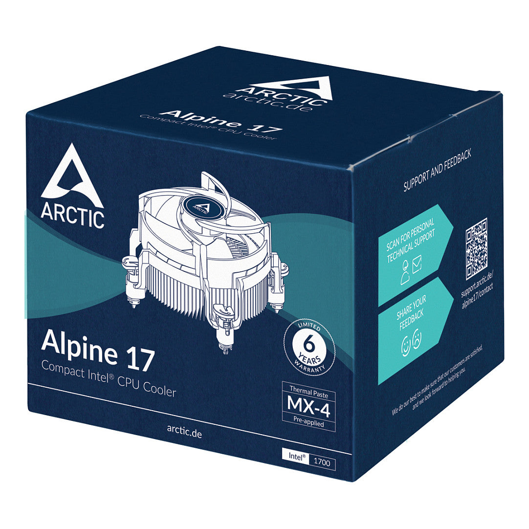 K Cooler Intel Arctic CPC Intel Alpine 17 | 1700