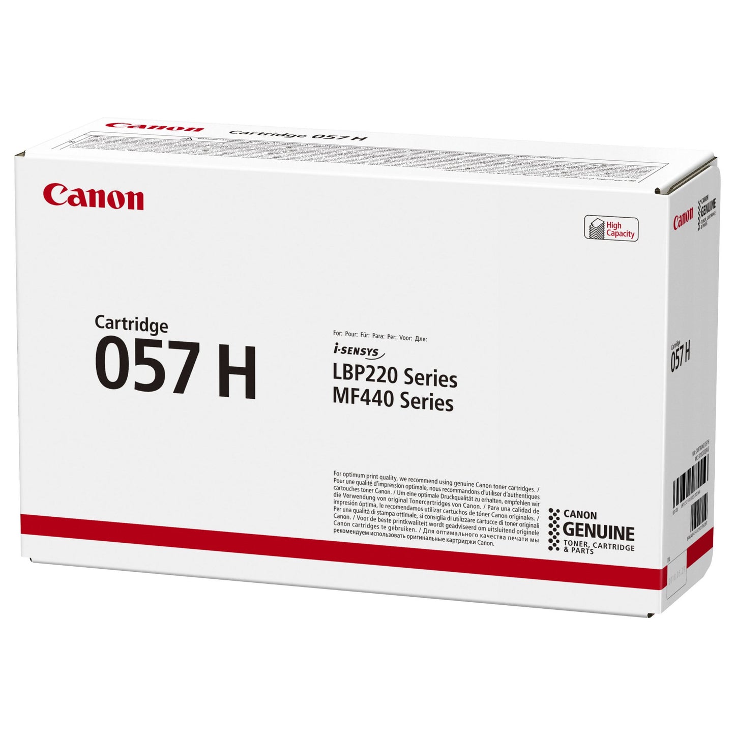 Canon Toner 057H Schwarz bis zu 10.000 Seiten ISO/IEC 19798