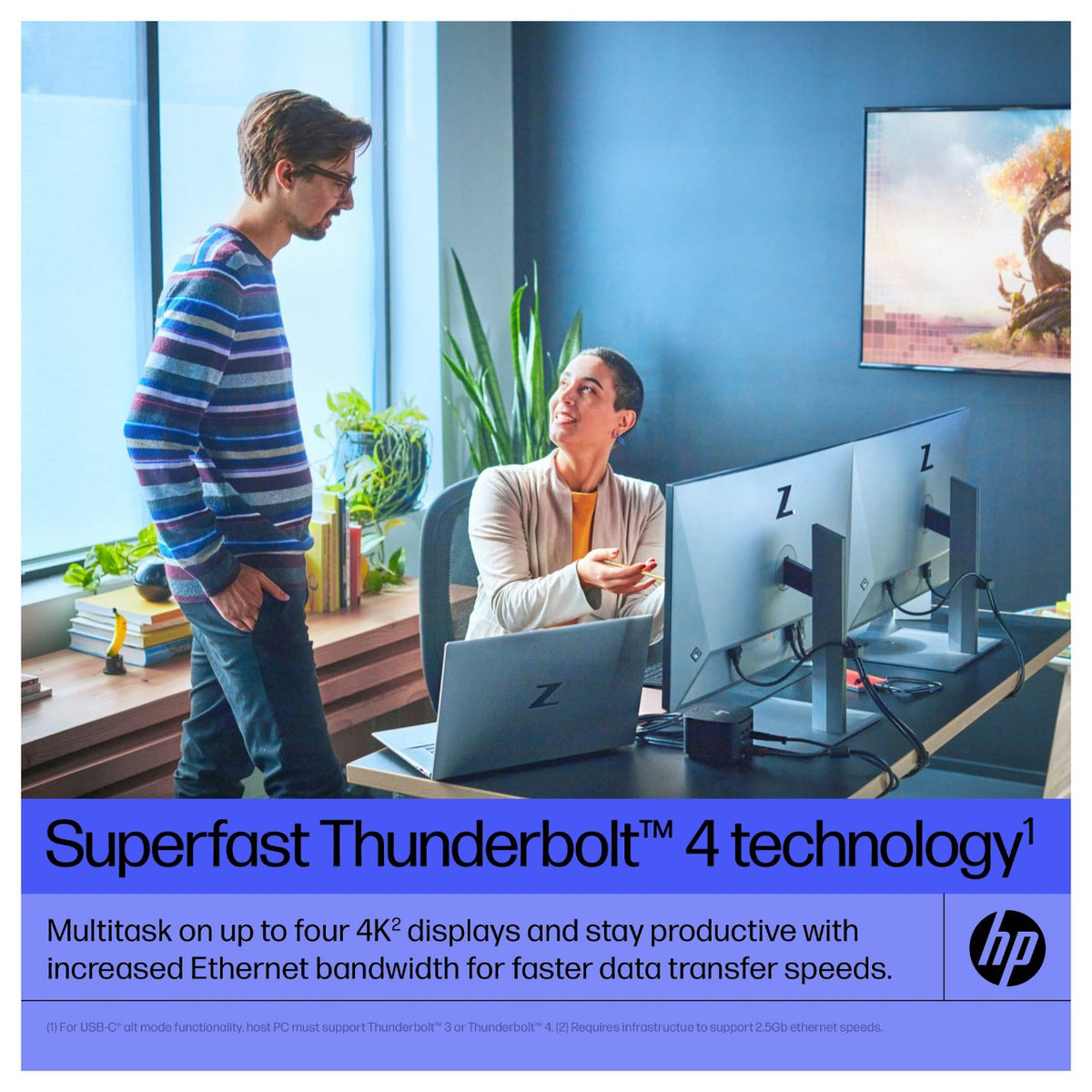 D HP ZBook Thunderbolt Dock G4 120W