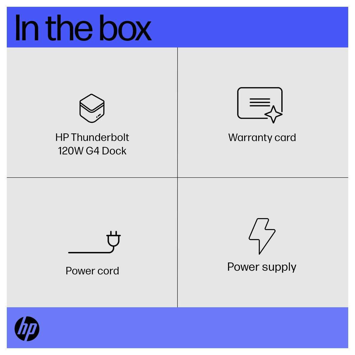 D HP ZBook Thunderbolt Dock G4 120W
