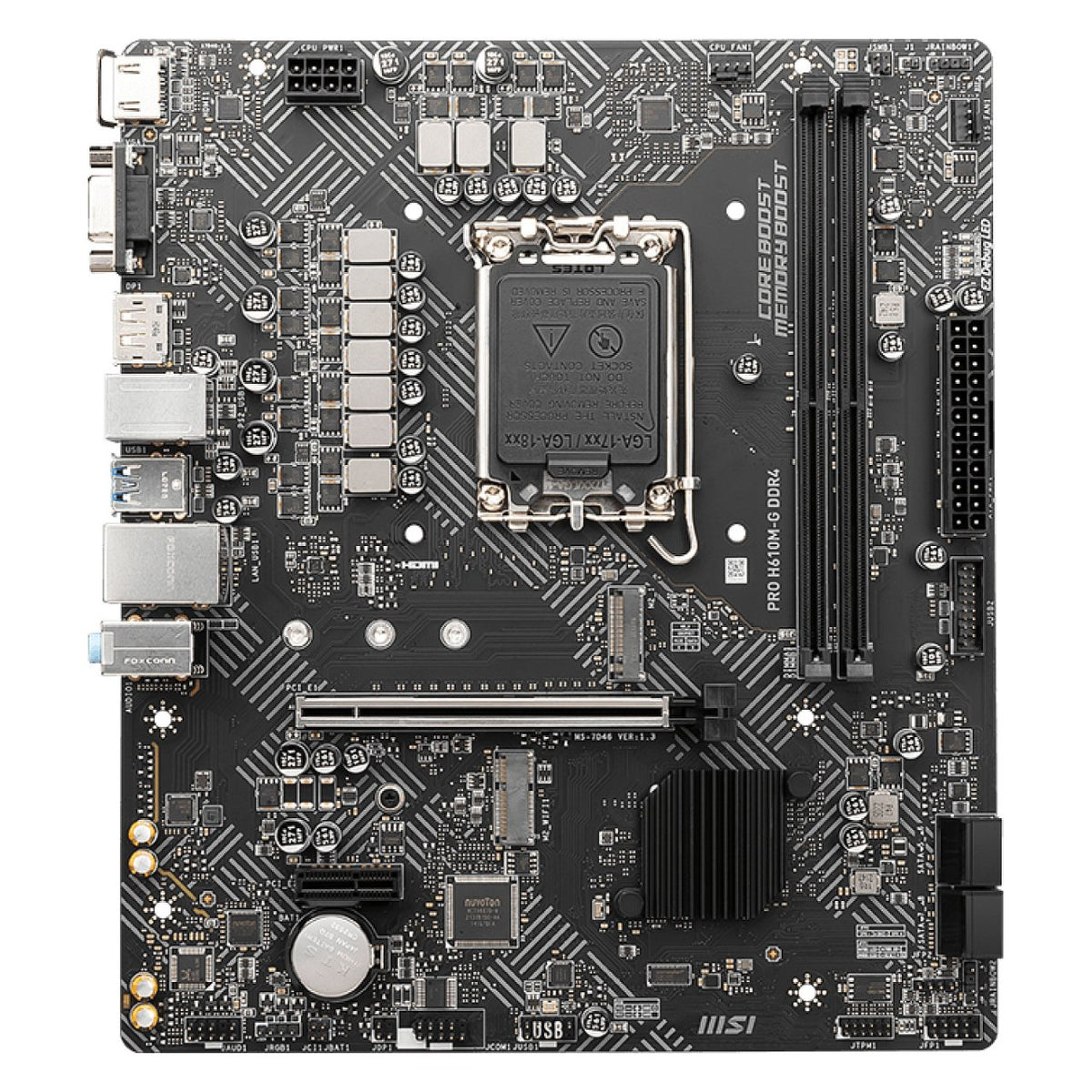 1700 MSI PRO H610M-G DDR4