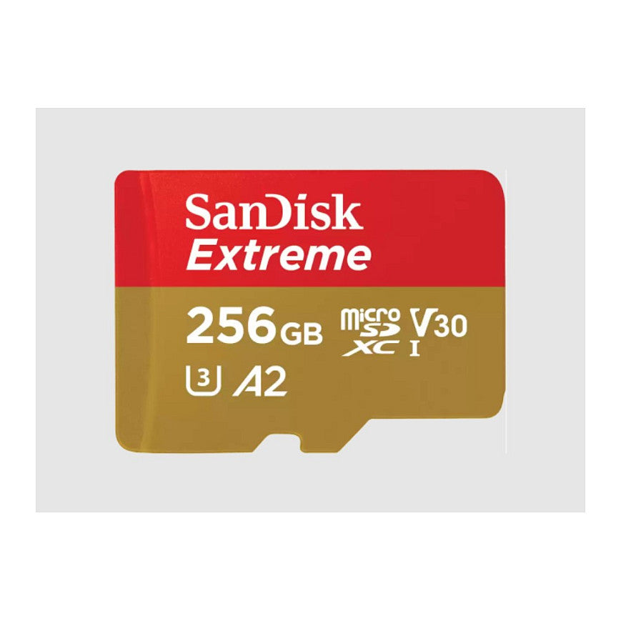 CARD 256GB Sandisk Extreme Microsdxc 190MB/s +Adapter