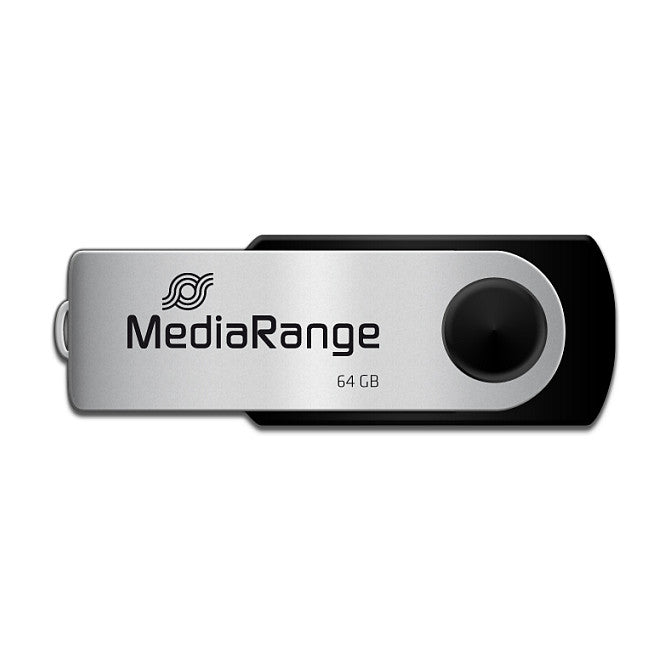 STICK 64GB USB2.0 MEDIARANGE Black
