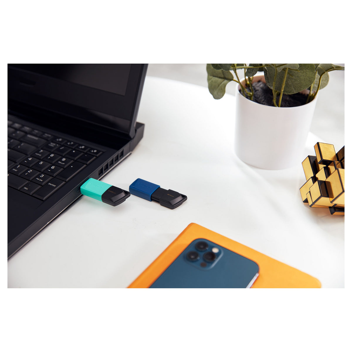 STICK 64GB USB 3.2 Kingston DataTraveler Exodia M Black/Blue