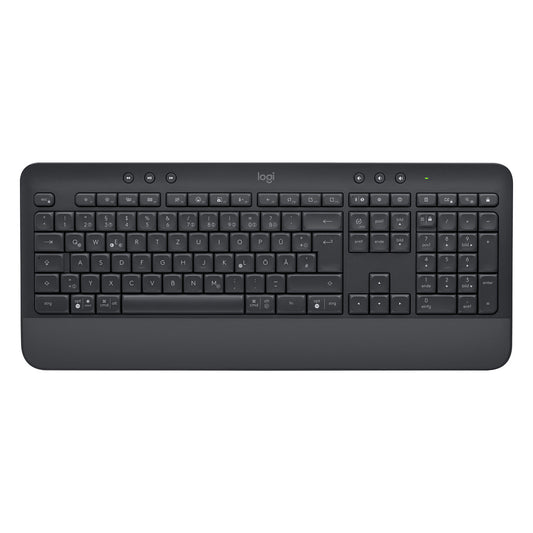 Logitech MK650 Advanced - Tastatur-und-Maus-Set - kabellos - 2,4 GHz - Graphite QWERTZ DE