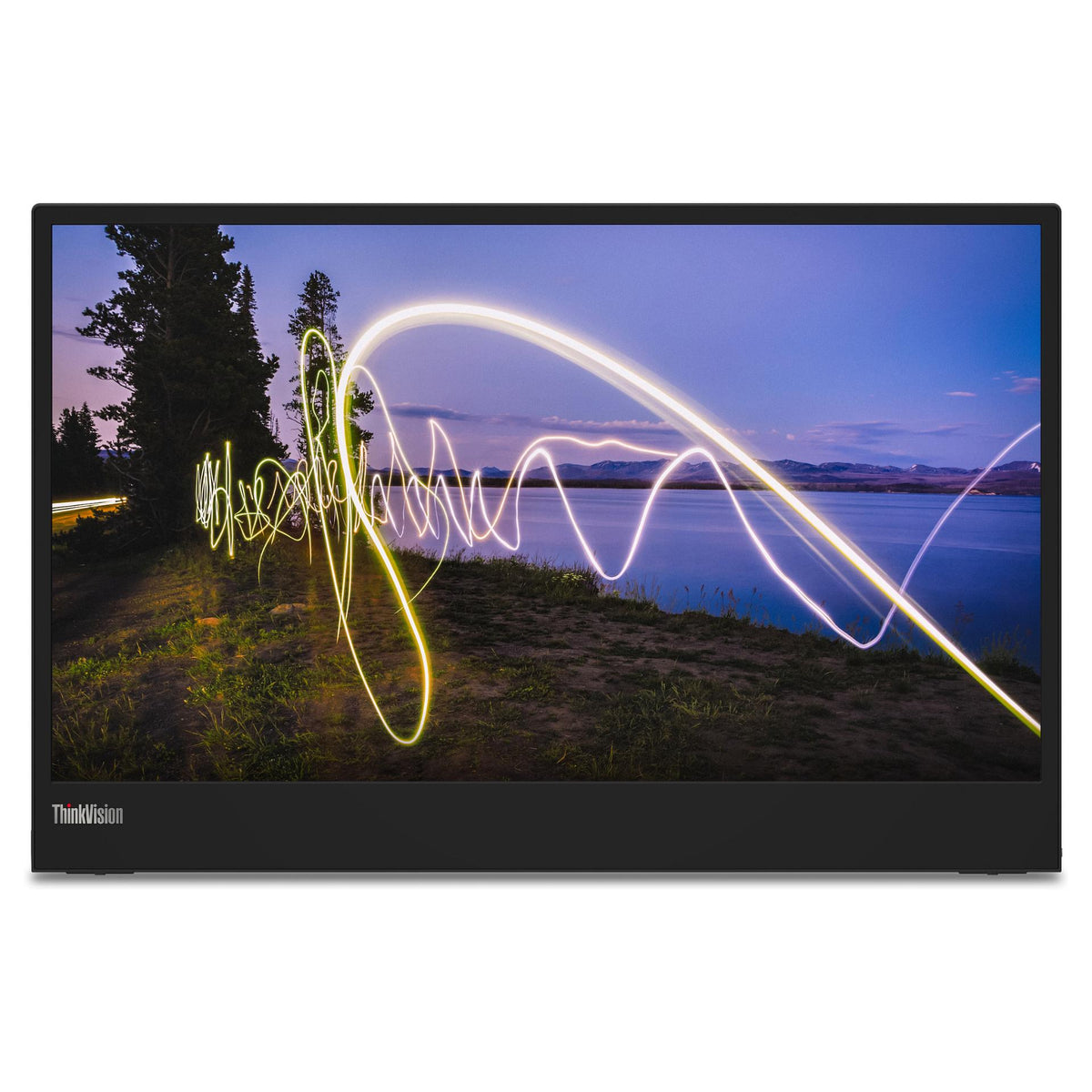 39,5cm/ 15,6'' (1920x1080) Lenovo ThinkVision M15 Portable 16:9 6ms IPS 2x USB-C FullHD Raven Black