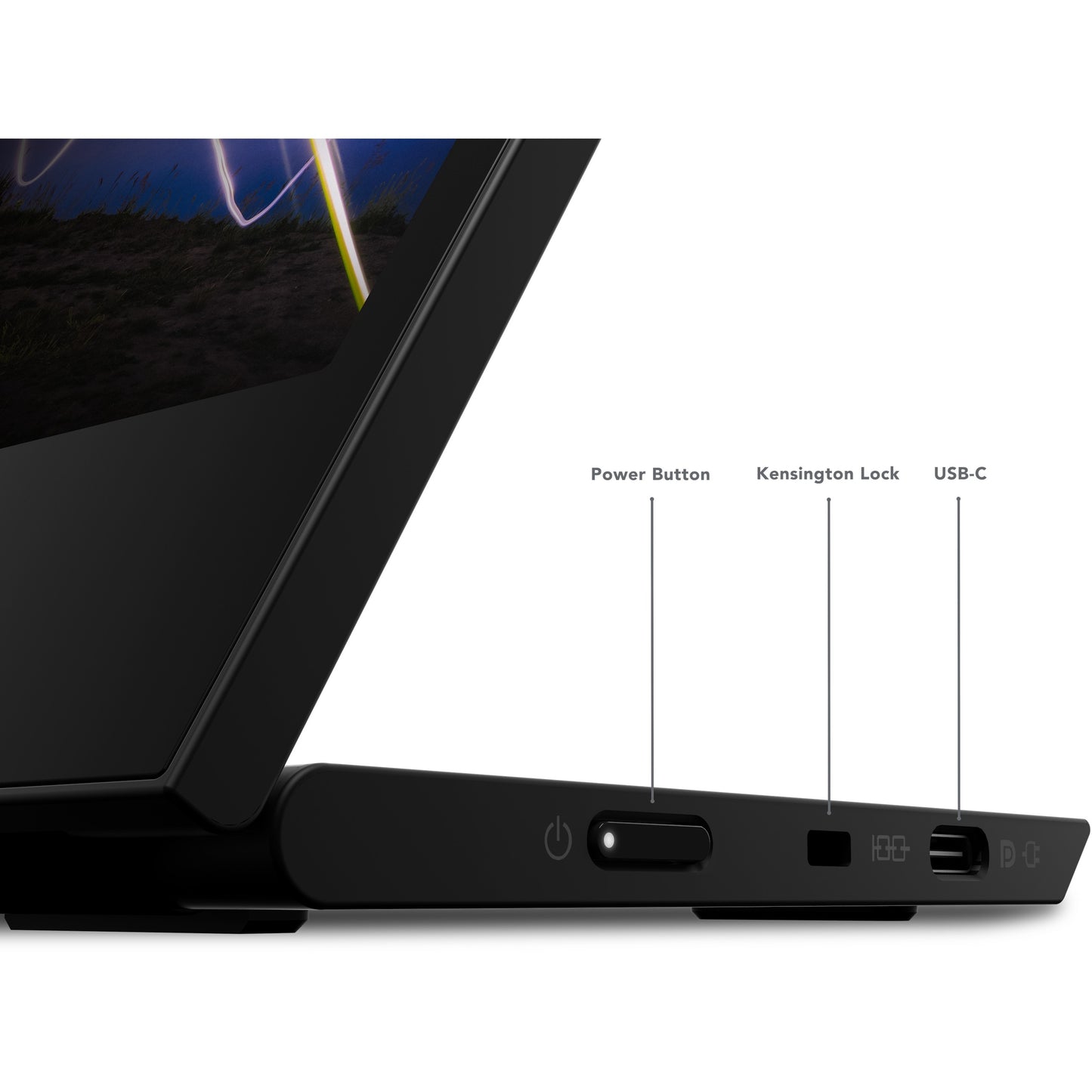 39,5cm/ 15,6'' (1920x1080) Lenovo ThinkVision M15 Portable 16:9 6ms IPS 2x USB-C FullHD Raven Black