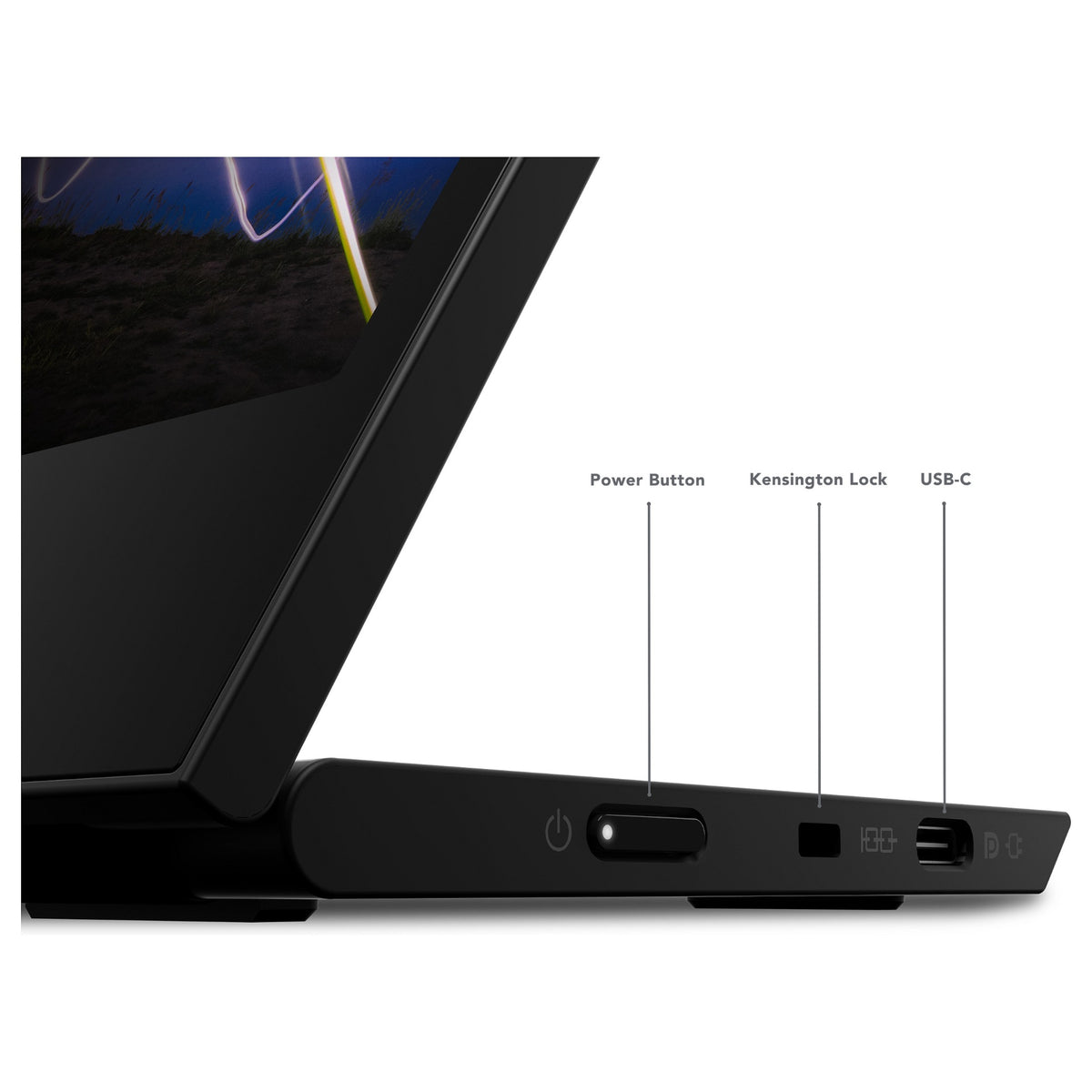 39,5cm/ 15,6'' (1920x1080) Lenovo ThinkVision M15 Portable 16:9 6ms IPS 2x USB-C FullHD Raven Black