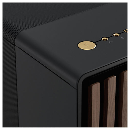 Midi Fractal Design North Charcoal Black Mesh Window