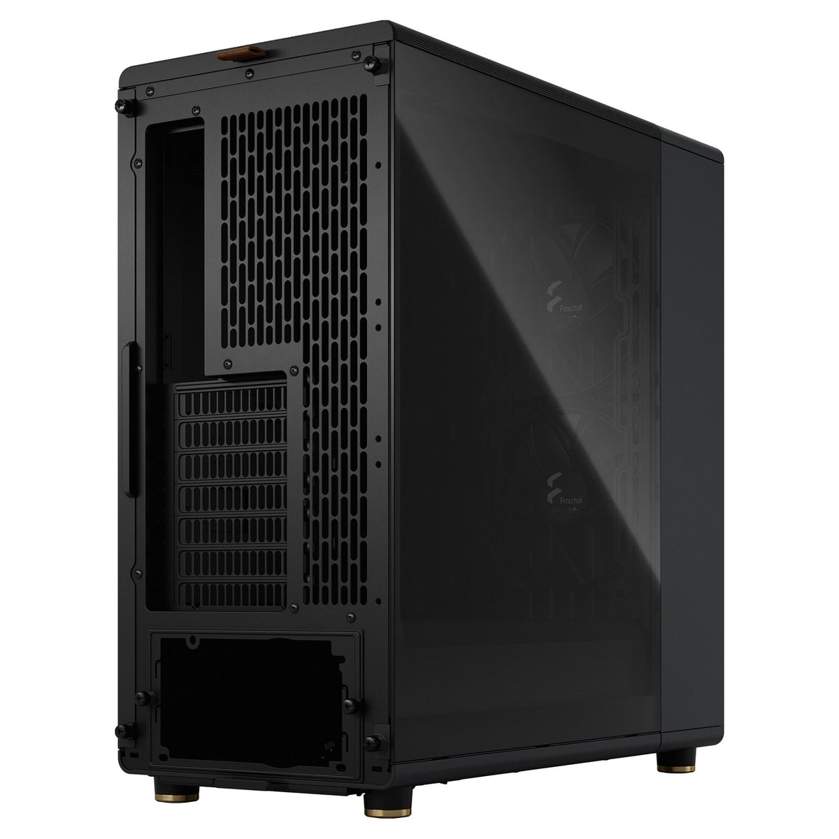 Midi Fractal Design North Charcoal Black Window Clear