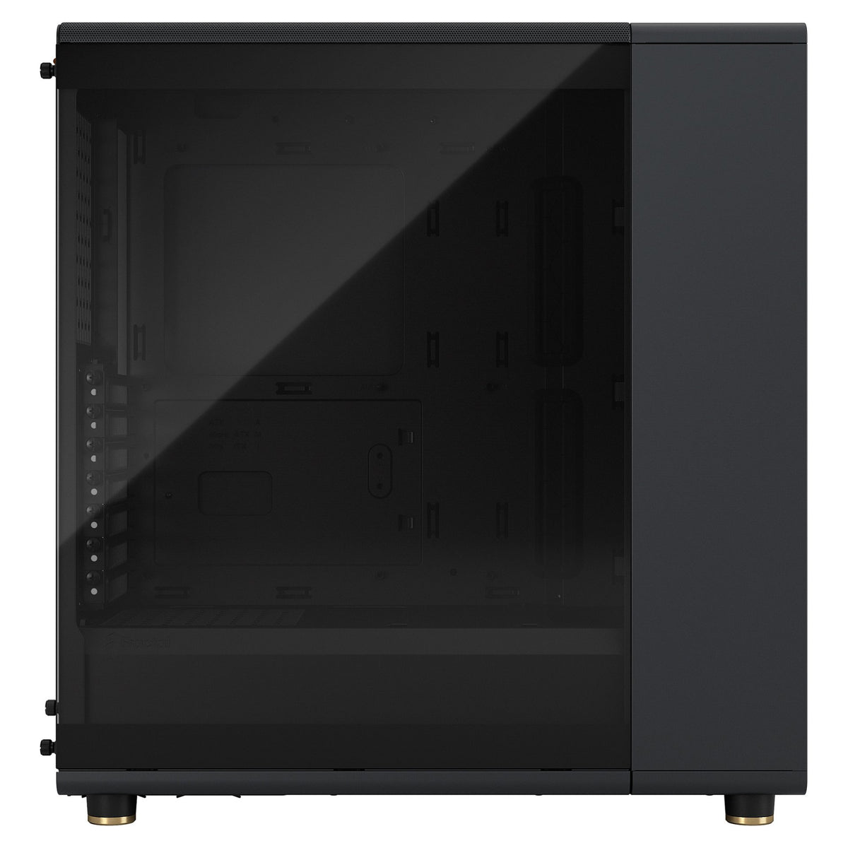 Midi Fractal Design North Charcoal Black Window Clear