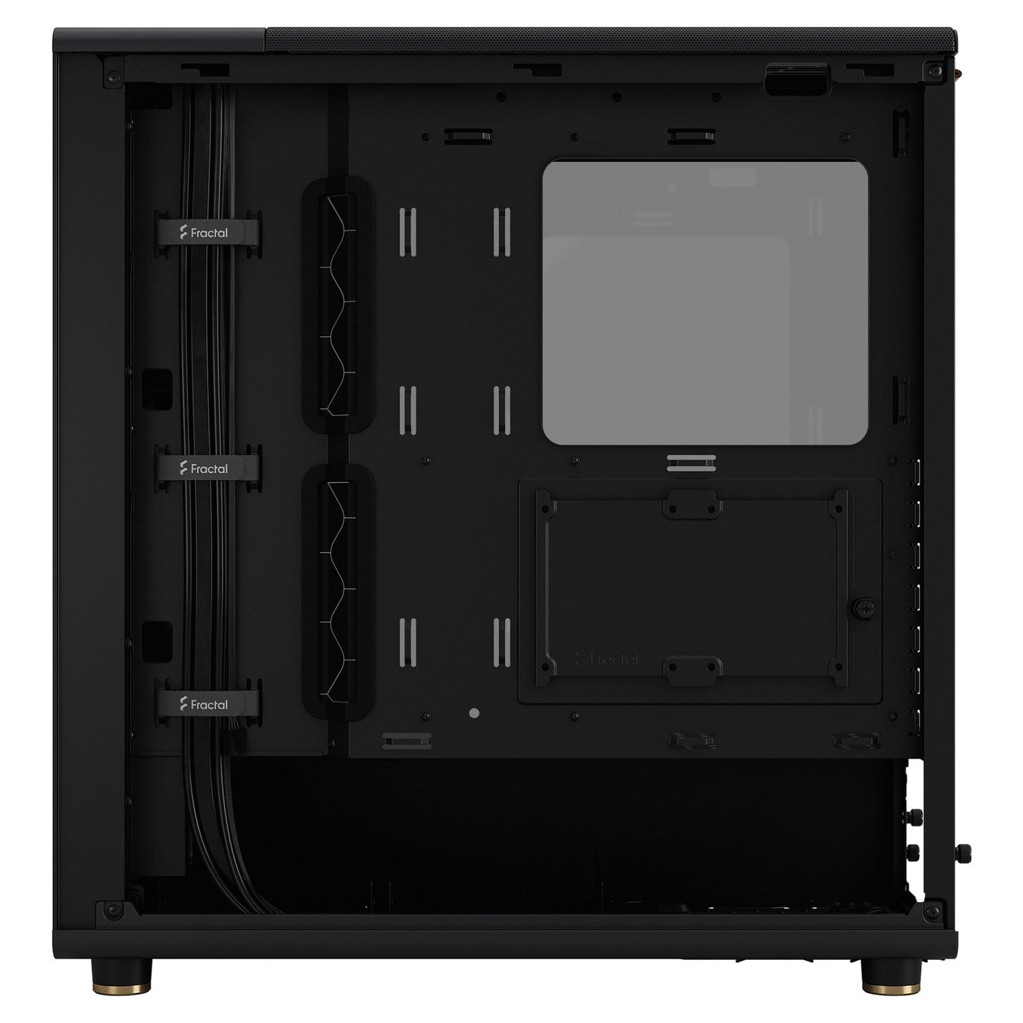 Midi Fractal Design North Charcoal Black Window Clear