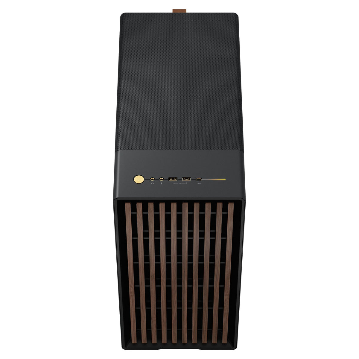 Midi Fractal Design North Charcoal Black Window Clear