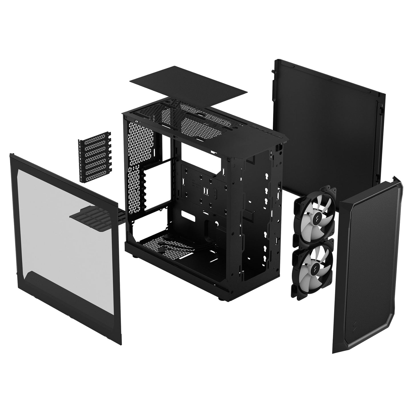 Midi Fractal Design Focus 2 RGB Black Window