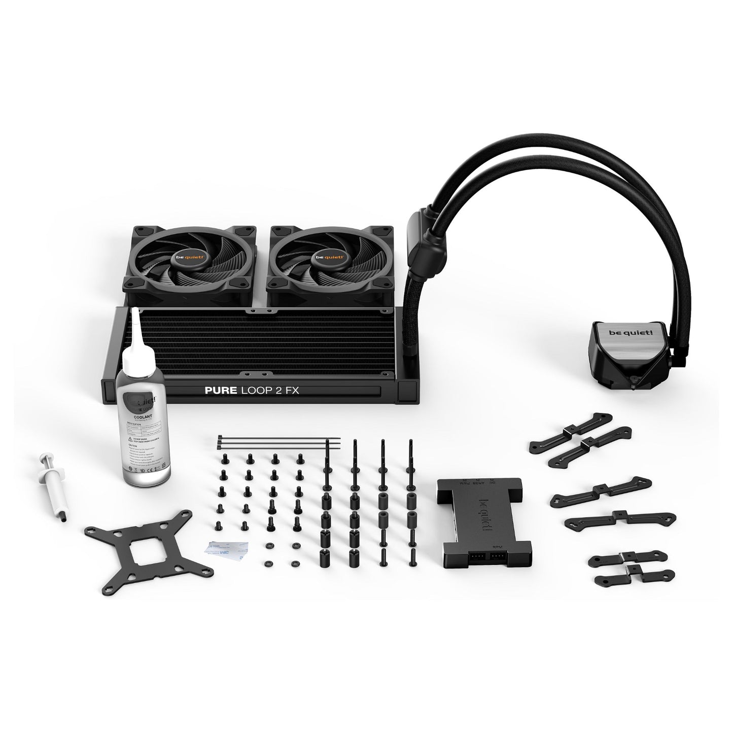 K Cooler Wasserkühlung be quiet! Pure Loop 2 FX 240mm ARGB Water Cooler 2 x Light Wings 120mm PWM High Speed