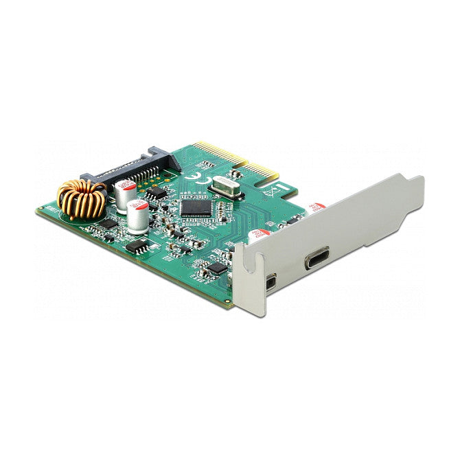 PCI Express x4 Karte zu 2 x extern USB 10 Gbps USB Type-C™ Buchse