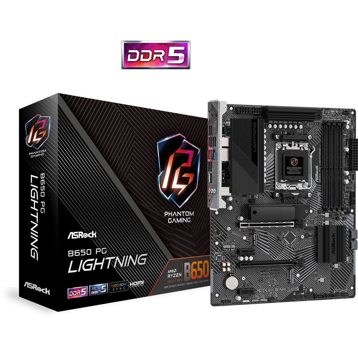 AM5 ASRock B650 PG Lightning DDR5