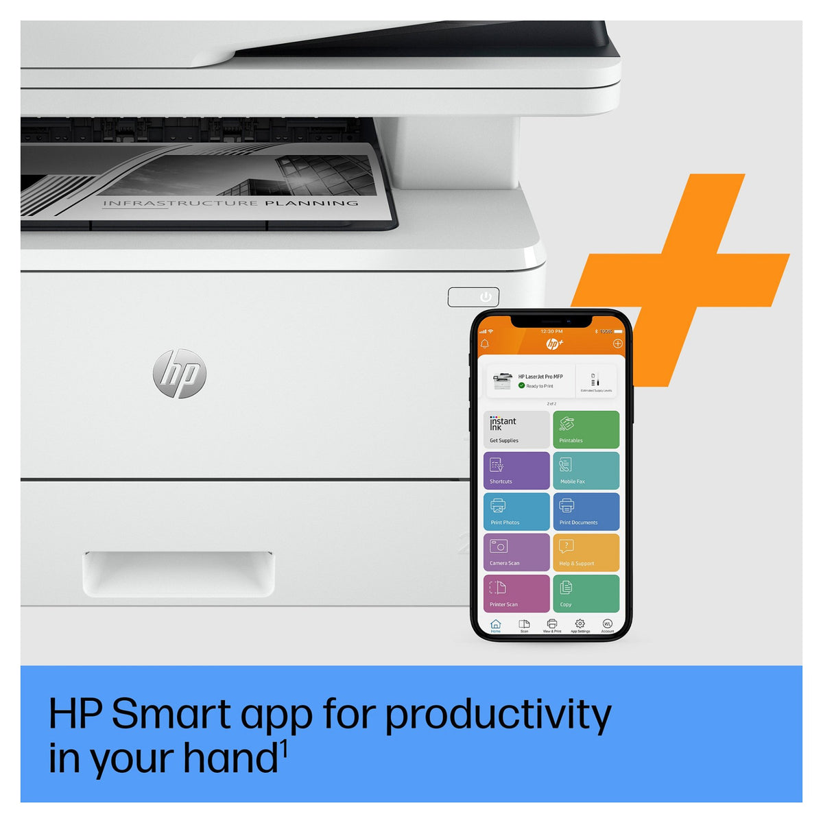 HP LaserJet Pro MFP 4102FDN S/W-Laserdrucker 4in1 40S./Min. A4 LAN ADF Duplex