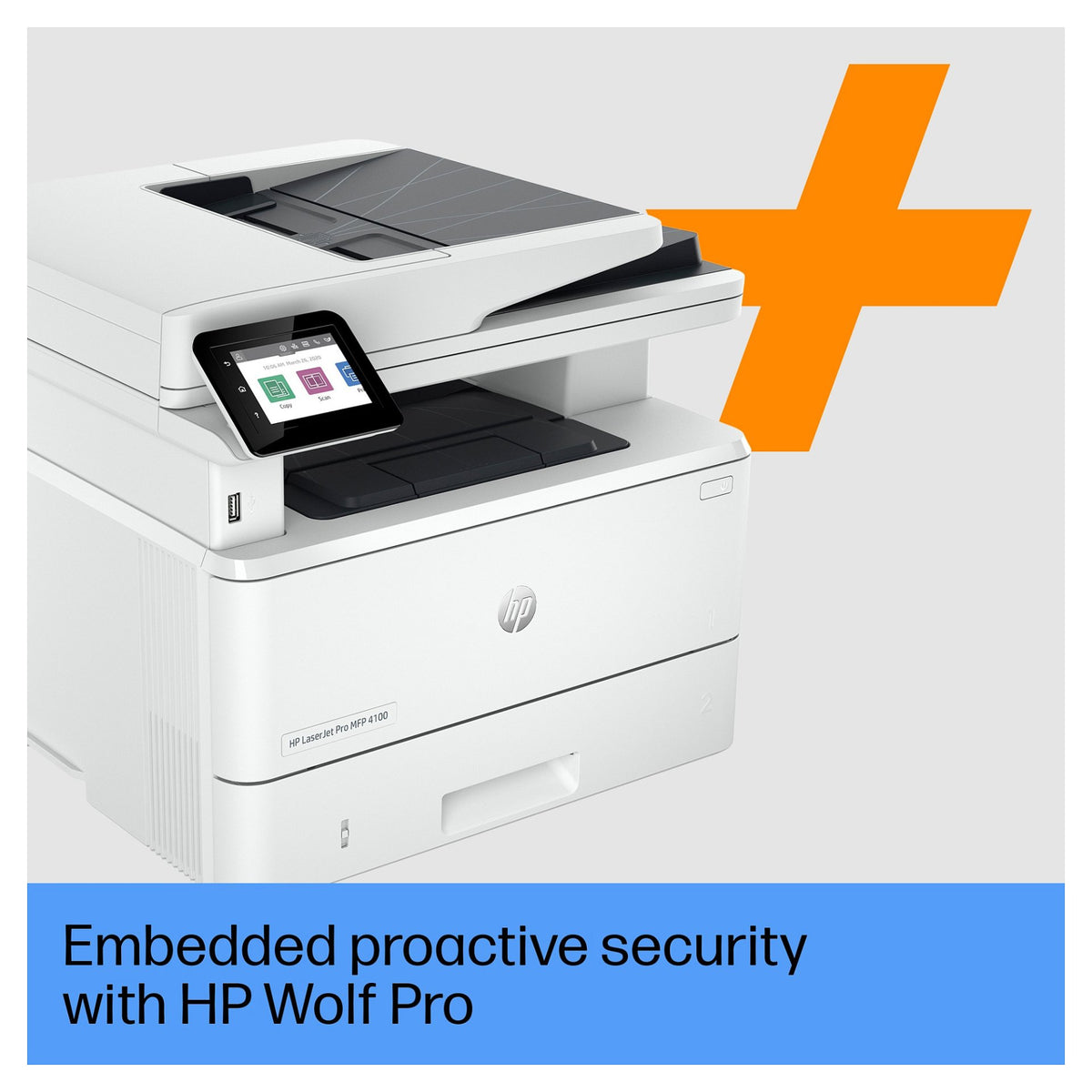 HP LaserJet Pro MFP 4102FDN S/W-Laserdrucker 4in1 40S./Min. A4 LAN ADF Duplex