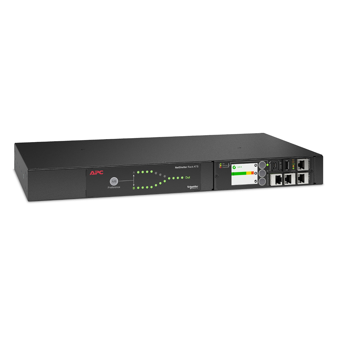 APC NetShelter Rack automatisches Netzumschaltgerät AP4423A 1HE