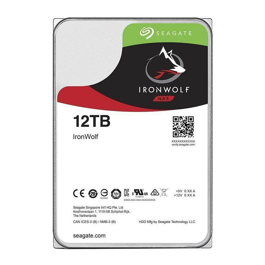 12TB Seagate IronWolf ST12000VN0008 7200RPM 256MB *Bring-In-Warranty*