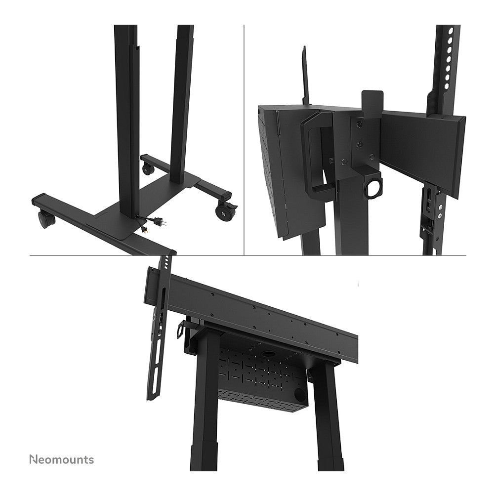 Neomounts FL55-875BL1 motorisierter Bodenständer für 55-100" Bildschirme - Schwarz
