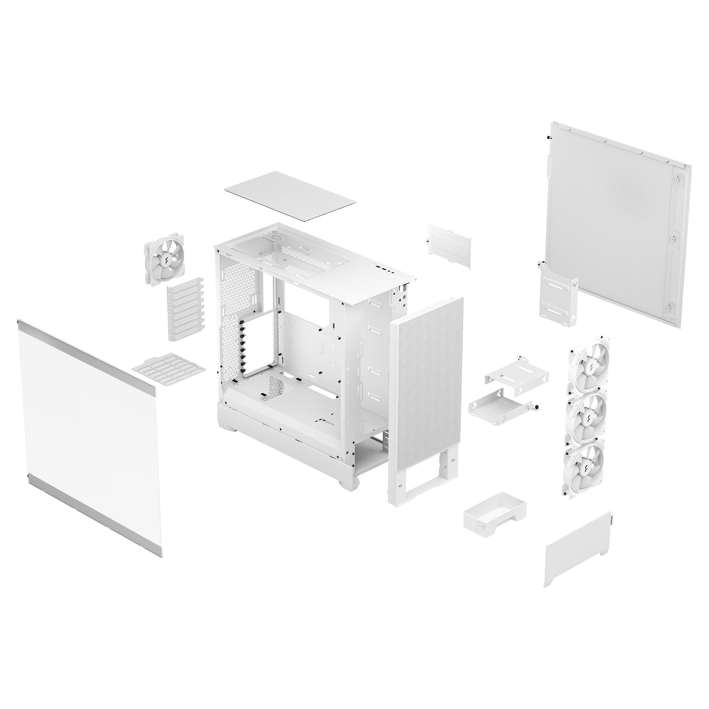 Midi Fractal Design Pop XL Air RGB White Window
